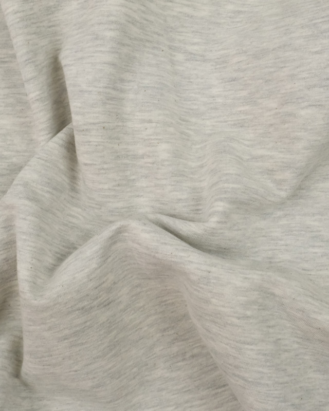 Molleton Jersey Ecru Chiné - Maison Klem